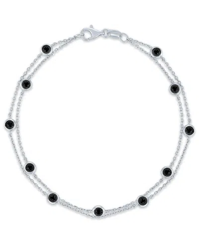 Macy's Diamond Bracelet (1/4 Ct. T.w.) In Sterling Silver