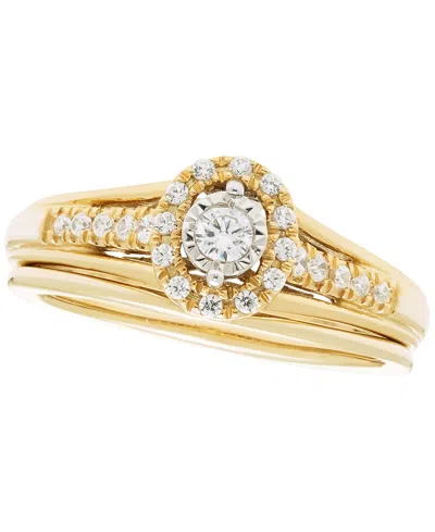 Macy's Diamond Bridal Ring (1/4 Ct. T.w.) In 10k Yellow Gold