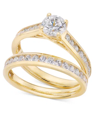 Macy's Diamond Bridal Set (1 1/2 Ct. T.w.) In 14k White Or Yellow Gold