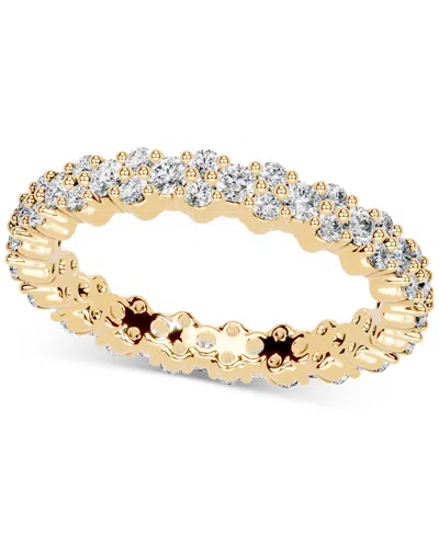Macy's Diamond Cluster Eternity Band (1 Ct. T.w.) In Platinum Or 14k Gold