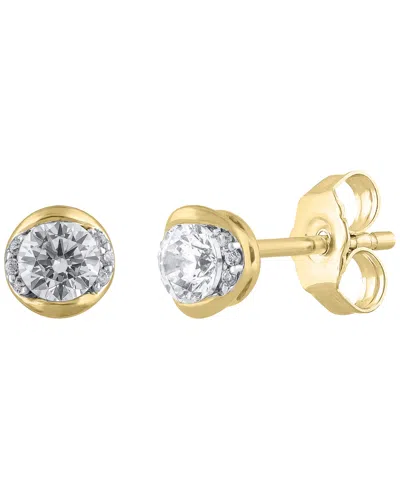 Macy's Diamond Earrings (1/2 Ct. T.w.) In 14k Yellow Gold