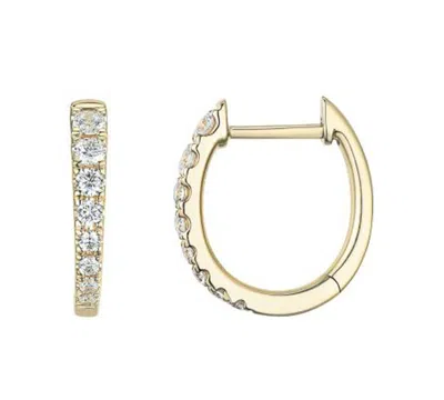 Macy's Diamond Earrings (1/2 Ct. T.w.) In 14k Yellow Gold