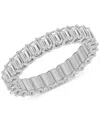 Macy's Diamond Emerald-cut Eternity Band (3 Ct. T.w.) In Platinum Or 14k Gold In Platinum