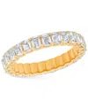 Macy's Diamond Emerald-cut Eternity Band (2 Ct. T.w.) In Platinum Or 14k Gold In Yellow Gold