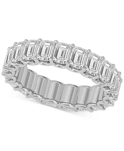 Macy's Diamond Emerald-cut Eternity Band (5 Ct. T.w.) In Platinum Or 14k Gold