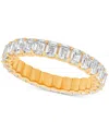 Macy's Diamond Emerald-cut Eternity Band (2 Ct. T.w.) In Platinum Or 14k Gold In Yellow Gold