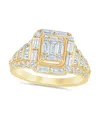 Macy's Diamond Engagement Ring (1-3/8 Ct. T.w.) In 14k Yellow Gold In Gold