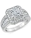 Macy's Diamond Engagement Ring (1-5/8 Ct. T.w.) In 14k White Gold