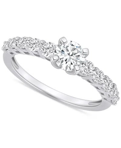 Macy's Diamond Engagement Ring (1 Ct. T.w.) In 14k Gold In White Gold