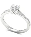 Macy's Diamond Engagement Ring (1 Ct. T.w.) In 14k White Gold In Multi