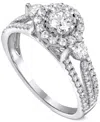 Macy's Diamond Engagement Ring (1 Ct. T.w.) In 14k White Gold In Gold