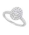 Macy's Diamond Engagement Ring (1.0 Ct. T.w.) In 14k White Gold In White