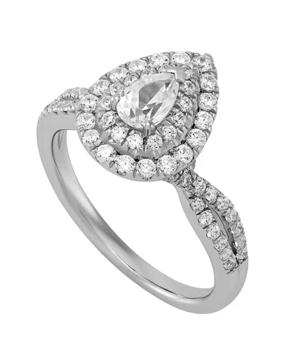 Macy's Diamond Engagement Ring (1.0ct.t.w.) In 14k White Gold In Metallic