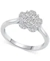Macy's Diamond Engagement Ring (1/2 Ct. T.w) In 14k White Gold In White Gold