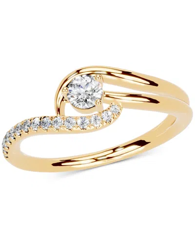 Macy's Diamond Engagement Ring (1/4 Ct. T.w.) In 14k Yellow Gold