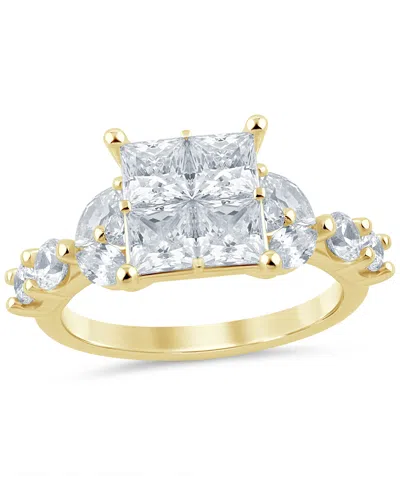 Macy's Diamond Engagement Ring (3 Ct. T.w.) In 14k Yellow Gold