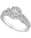 Macy's Diamond Engagement Ring (3/4 Ct. T.w.) In 14k White Gold In Gold