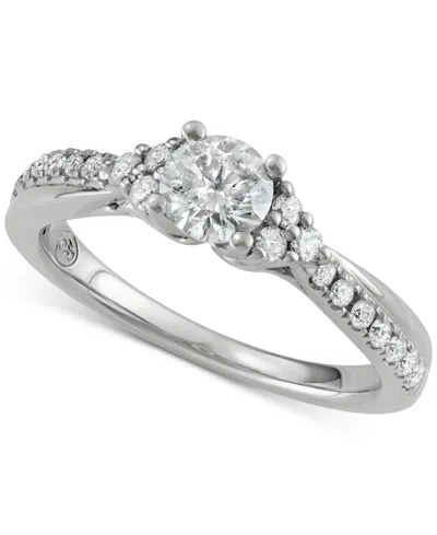 Macy's Diamond Engagement Ring (3/4 Ct. T.w.) In 14k White Gold