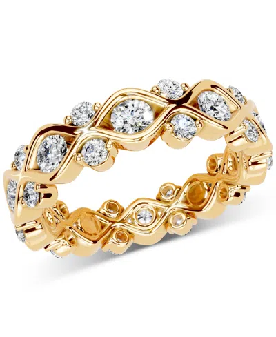 Macy's Diamond Eternity Band (1-1/2 Ct. T.w.) In Platinum Or 14k Gold