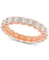 Macy's Diamond Eternity Band (4 Ct. T.w.) In Platinum Or 14k Gold In Rose Gold