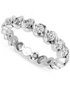 Macy's Diamond Eternity Band (1 Ct. T.w.) In Platinum Or 14k Gold In Metallic