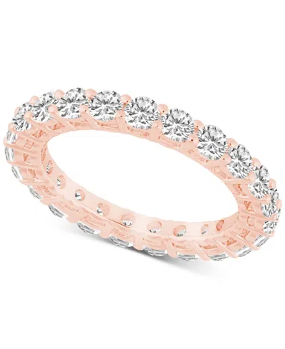 Macy's Diamond Eternity Band (2-1/10 Ct. T.w.) In 14k Gold In Rose Gold