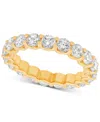 Macy's Diamond Eternity Band (3 Ct. T.w.) In Platinum Or 14k Gold In Yellow Gold