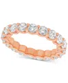 Macy's Diamond Eternity Band (4 Ct. T.w.) In Platinum Or 14k Gold In Rose Gold