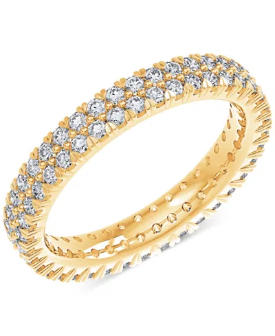 Macy's Diamond Eternity Ring (1 Ct. T.w.) In Platinum, 14k White Gold, 14k Gold, Or 14k Rose Gold In Yellow Gold
