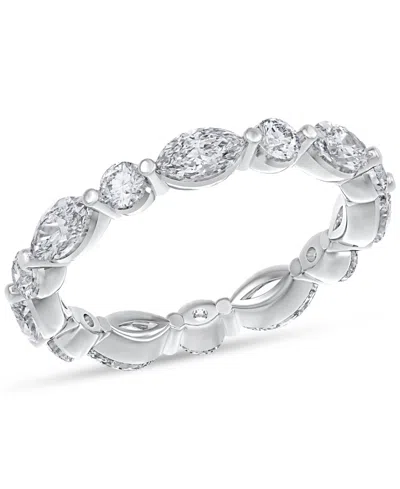 Macy's Diamond Eternity Ring (2 Ct. T.w.) In Platinum, 14k White Gold, 14k Gold, Or 14k Rose Gold