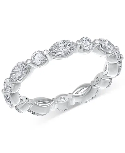Macy's Diamond Eternity Ring (2 Ct. T.w.) In Platinum, 14k White Gold, 14k Gold, Or 14k Rose Gold