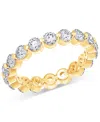 Macy's Diamond Eternity Ring (2 Ct. T.w.) In Platinum Or 14k Gold In Yellow Gold