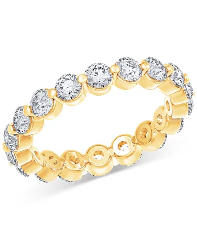 Macy's Diamond Eternity Ring (2 Ct. T.w.) In Platinum Or 14k Gold In Yellow Gold