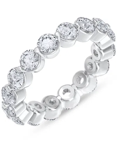Macy's Diamond Eternity Ring (3 Ct. T.w.) In Platinum Or 14k Gold In White Gold