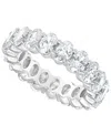 Macy's Diamond Eternity Ring (6 Ct. T.w.) In 14k White Gold In Silver