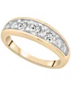 Macy's Diamond Graduated Ring (1ct. T.w.) In 14k Yellow Gold In Gold
