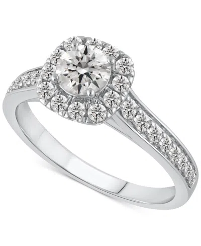 Macy's Diamond Halo Engagement Ring (1 Ct. T.w.) In 14k White Gold Or 14k Gold