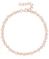 Macy's Diamond Luna Bracelet (1/10 Ct. T.w.) In Sterling Silver, 14k Gold Or Rose Gold Over Sterling Silver In Gold