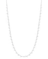 Macy's Diamond Necklace (1 Ct. T. W.) In 14k White Gold In Metallic