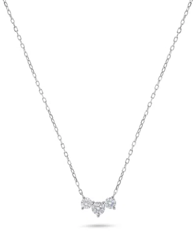 Macy's Diamond Necklace (1/2 Ct. T.w.) In 14k Yellow Gold (also In 14k White Gold) In Silver