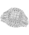 Macy's Diamond Mixed-cut Halo Engagement Ring (2 Ct. T.w.) In 14k White Gold In White Gold