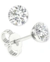 Macy's Diamond Stud Earring Collection In 14k White Gold In White Gold