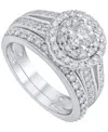Macy's Diamond Ring (1-1/2 Ct. T.w.) In 14k White Gold In White