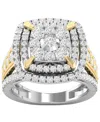 Macy's Diamond Ring (1-3/4 Ct. T.w.) In 14k Two-tone Gold