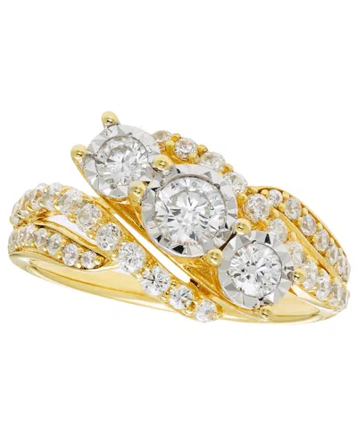 Macy's Diamond Ring (1 Ct. T.w.) In 10k White Gold (also In 10k Yellow Gold)