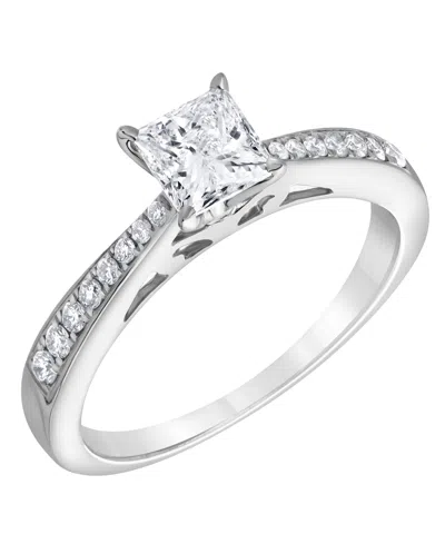 Macy's Diamond Ring (1 Ct. T.w.) In 14k White Gold In Gray