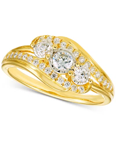 Macy's Diamond Ring (1/2 Ct. T.w.) In 10k Yellow Gold