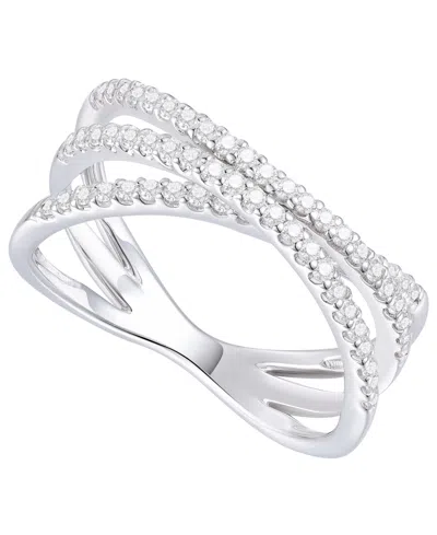 Macy's Diamond Ring (1/2 Ct. T.w.) In Sterling Silver
