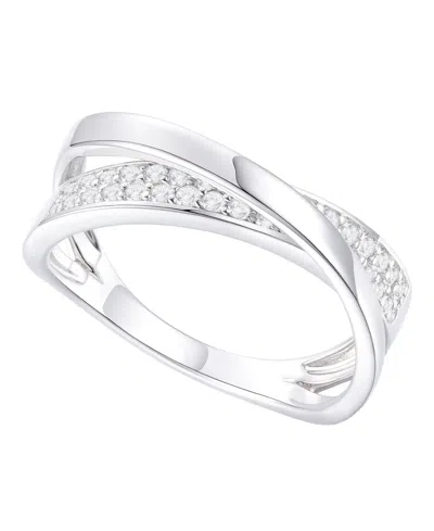 Macy's Diamond Ring (1/3 Ct. T.w.) In Sterling Silver In Neutral