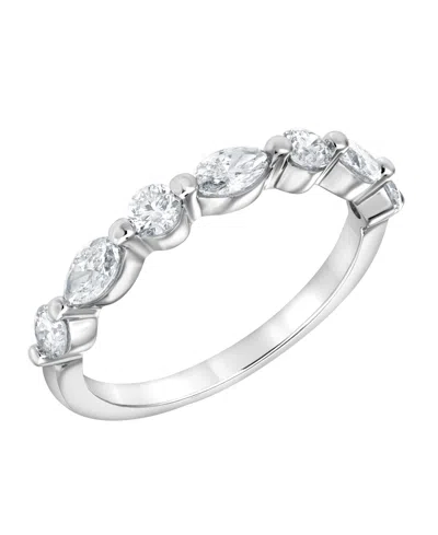 Macy's Diamond Ring (3/4 Ct. T.w.) In 14k White Gold In Metallic